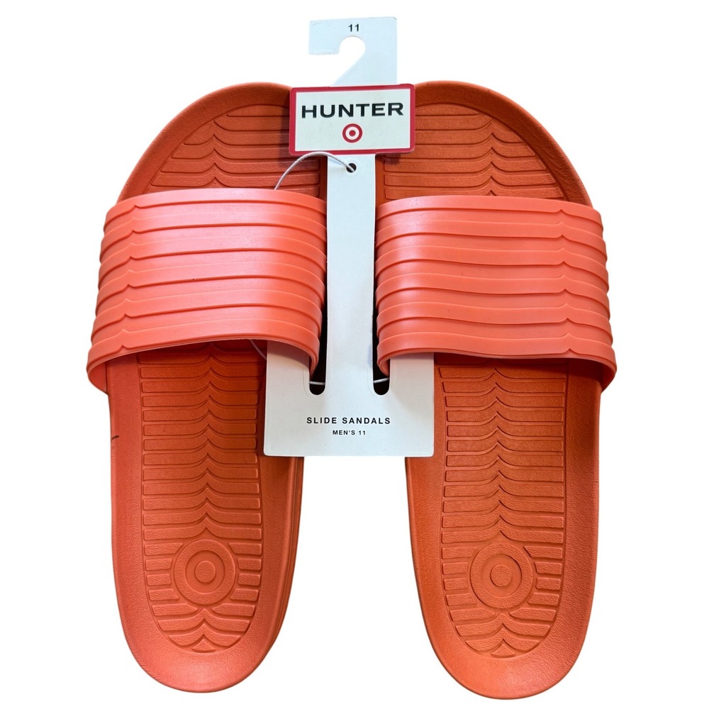 Hunter x Target Men Orange Slide NWT Size 11 / 12 Mislabeled *READ DESCRIPTION!*